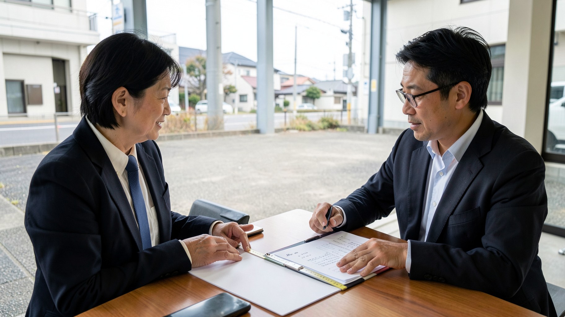 土地借上げ・管理委託・契約更新の論点をテーマにしたAI生成イメージ写真
